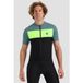 Rogelli Maillot de cyclisme Core Block Noir/Turquoise