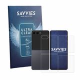 Savvies Screenprotector voor Samsung Galaxy Z Flip 8 (Voor+Achter) - 18 Stuks