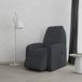 MB HOME BASIC Leeslie, fauteuilbeschermer, donkergrijs, eenheidsmaat