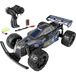 Carson Modellsport Glow Rider – Blauw 1:12 RC auto Elektro Buggy – 100% RTR 2,4 GHz – Incl. accu, oplader en batterijen