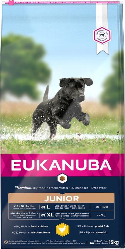 Eukanuba Junior Large Breed Kip 15 Kg