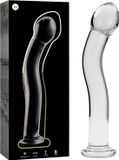 NEBULA SERIES BY IBIZA IBIZA NEBULA SERIES - MODEL 18 DILDO BOROSILICATE GLASS 18.5 X 3.5 CM CLEAR