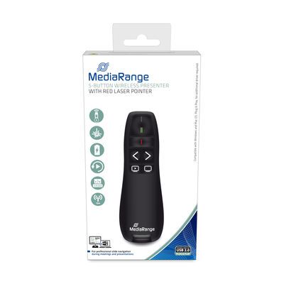 MediaRange MROS220 - Wireless Presenter - Zwart