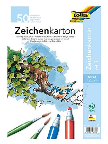 Folia Tekenpapier 8300 Karton Wit - 4001868083002