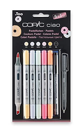 Copic Ciao Marker 5 + 1 Set "pastelkleuren" - 4054718274075