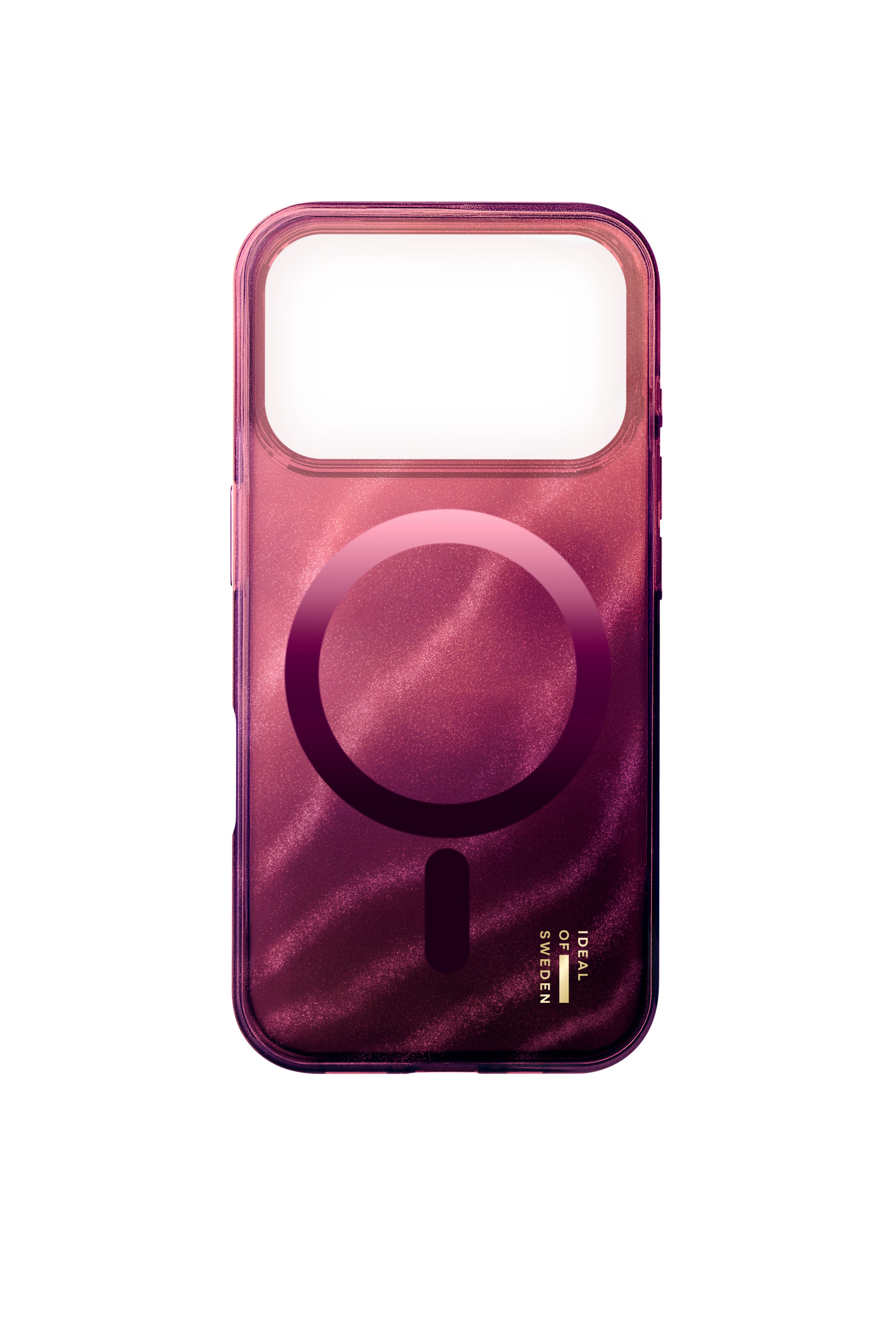 iDeal of Sweden Clear Case MagSafe voor Apple iPhone 17 Pro - Cherry Lacquer