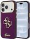 Guess Housse arrière pour Apple iPhone 18 Pro - HC IML 4G Script Metal - Bordeaux
