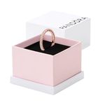 Pandora Signature Sparkle & Hearts 14-karaats rosévergulde ring met heldere zirkoniasteentjes, 48