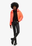 Superdry - Code All Seasons gewatteerde jas - Dames - Hyper Fire Coral - Polyester/Elastaan - Waterdicht