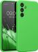 kwmobile telefoonhoesje geschikt voor Samsung Galaxy A54 5G - TPU backcover met siliconen coating - Smartphone case in limoengroen