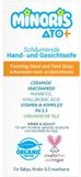 Minoris ATO+ Schuimende Hand- en Gezichtszeep – Milde Reiniging voor Gevoelige & Zeer Droge Huid | pH 5.5 | Ceramide & Niacinamide | Vegan & Dierproefvrij 300ml