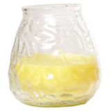 Citronella bougie basse - 10 cm - 40 heures de combustion - parfum d'agrumes