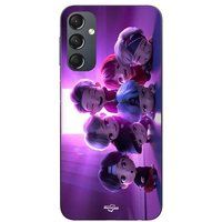 Maniacase Coque Pour Samsung galaxy A24 bts groupe animation kpop