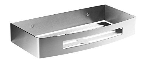 Ambrosya Ambrosya® Exclusieve douchemand van roestvrij staal, voor badkamer, 1 etage