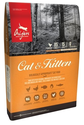 Orijen Cat & Kitten Kip & Kalkoen - 340g