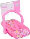 John Toys Baby Rose baby draag zitje 22x12x41cm - Roze