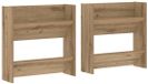 vidaXL Schoenenkast - Bewerkt hout - Artisanaal eiken - 60 x 18 x 60 cm