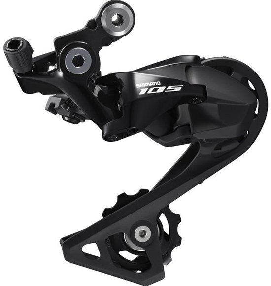 Shimano Achterderailleur 11-speed Shimano 105 RD-7000 met korte kooi - directe montage - zwart
