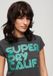 Superdry - T-shirt met retro-glitterlogo - Dames - T-shirts