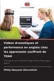 Vidéos Editions Notre Savoir Vidéos dramatiques et performance en anglais chez les apprenants souffrant de TDAH