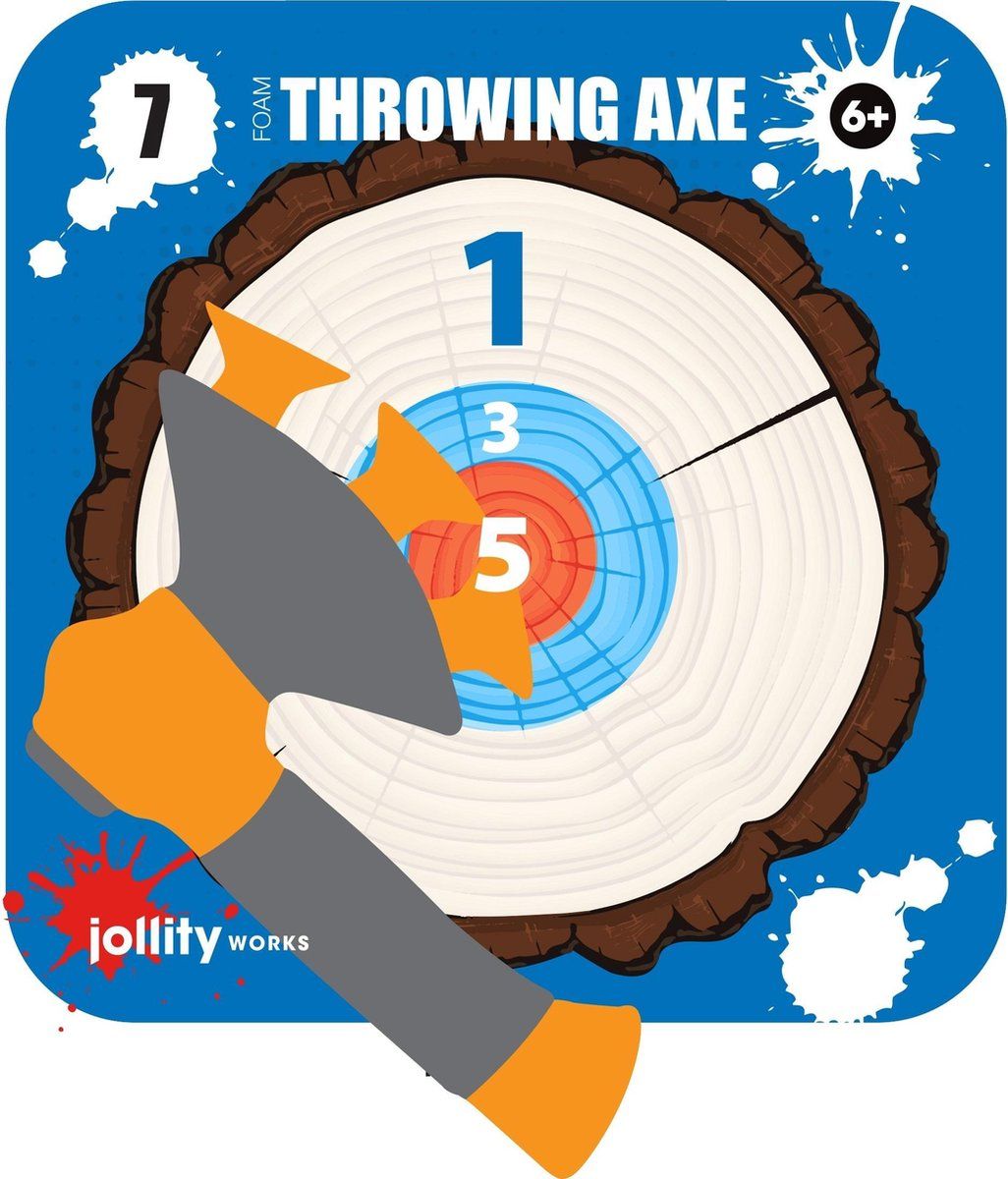 Jollity Works Bijl met zuignap - Kunststof - 8719075493656
