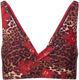 LingaDore Beugel Bikini top Leopard flower
