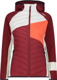 CMP Vrouwelijke stretch hybride hoodie XXS Rood Polyester
