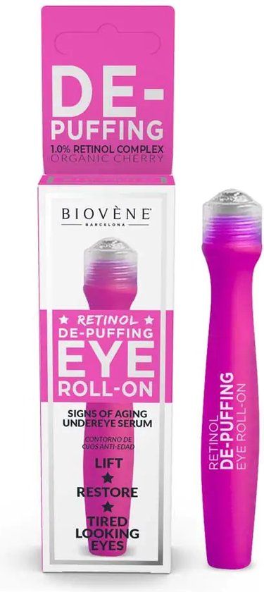 Biovene Retinol De-Puffing Eye Roll on - 15 ml