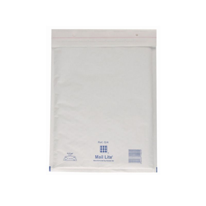 Mail Lite Sealair Bubble Bag SS Wht 120x210 Pk100 - 5051146000015