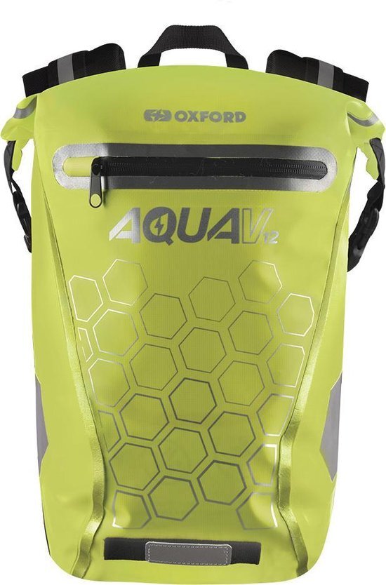 Oxford Unisex's OL693 Aqua V 12L rugzak, fluo geel, 12 liter