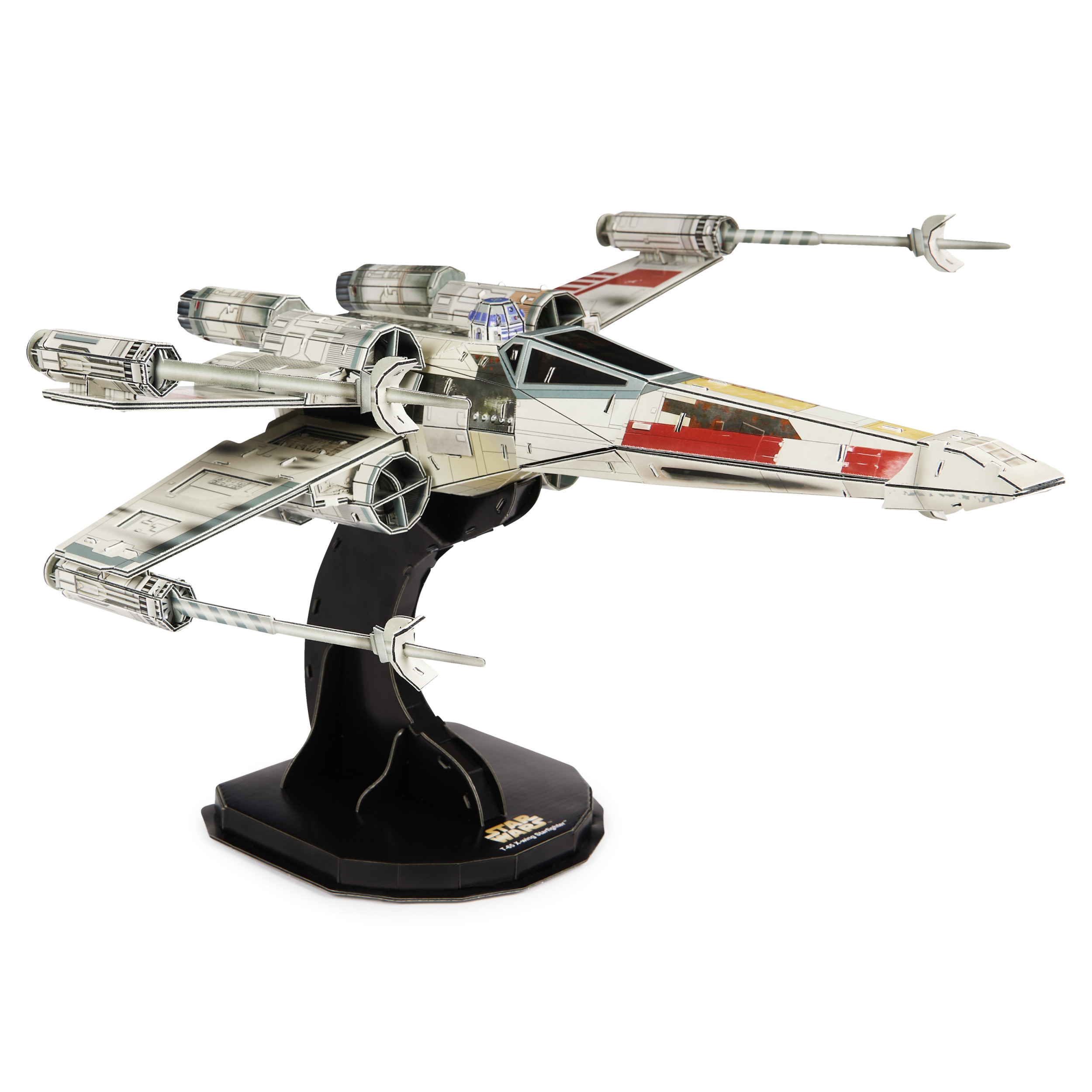 Spin Master   4D Build Star Wars - T-65 X-Wing Starfighter - 3D Puzzel - 160 stuks - kartonnen bouwpakket