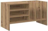 vidaXL Platenkast Artisan Eiken 78,5 x 35 x 45 cm Bewerkt Hout