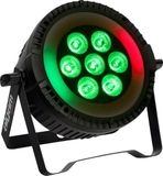 Algam Lighting PARWASH 76 RING - LED Wash-Par 7 x 6 W RGBW met RGB LED-ring, IP20
