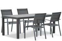 Lifestyle Garden Furniture Lifestyle Sella/Madras 180 cm dining tuinset 5-delig