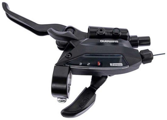 Shimano Altus ST-EF515 Linker Remhendel Met Schakelaar Zilver
