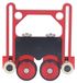 Trekrol voor cirkelzaag - Aandraarrol - Aluminiumlegering - Wiel en caoutchouc - Hoge precisie - Eenvoudige montage - Geschikt voor houtbewerking - Rouge