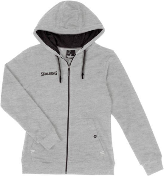 Spalding Flow Zipper Sweater Met Kap Dames - Grijs Gemeleerd XXXL