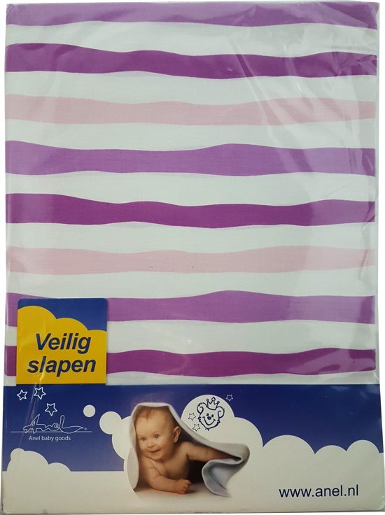 Anel Babygoods Anel - dekbedovertrek - Paars Ziggy