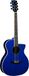 Eko Guitars NXT A100CE SEE THROUGH BLUE, akoestische gitaar van dennenhout, hoofdband, bodem en handvat van mahonie, Zuid-Amerikaanse Roupanà, Dreadnought Cutaway, blauw