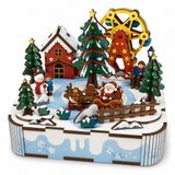 PlayfulMario Beehub, Christmas Street View met muziek Houten Modelbouw Creatief & Educatief