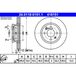 ATE Lot De 2 Disques De Frein 24.0118-0151.1 Hyundai 51712-1j500