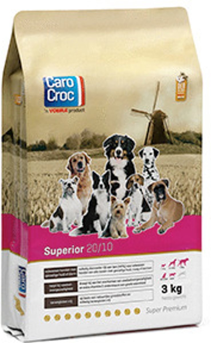 CAROCROC Superior L/R Diet Hondenvoer - 3 kg