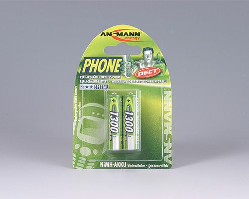 Ansmann oplaadbare batterij 1.2 V NiMH - 1300 mAh