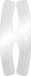 Miche Zero Point Wiel Balanceer Sticker 6gr - Transparant