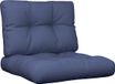 vidaXL - Palletkussens - 2 stuks - stof - marineblauw
