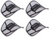 4 x ergonomische lendensteun voor auto, stoel en rugleuning, voor kantoor