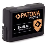 PATONA pour Nikon EN-EL14 1100mAh Li-Ion Protect