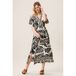 Miss Etam midi jurk zwart