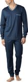 Mey heren pyjama Leongatha - donkerblauw