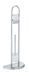 WENKO Cosenza exclusief toilet – halfronde voet, staal, 33 x 84 x 18 cm, verchroomd
